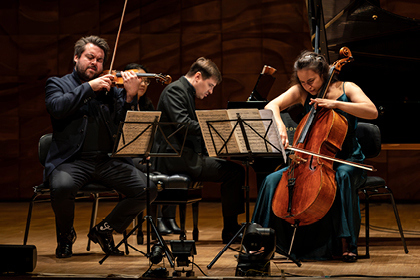 Trio Bohémo on stage